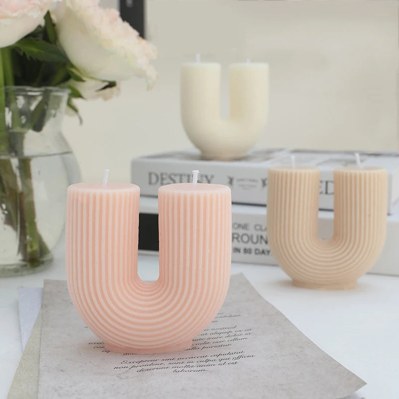 Geometric Candle U