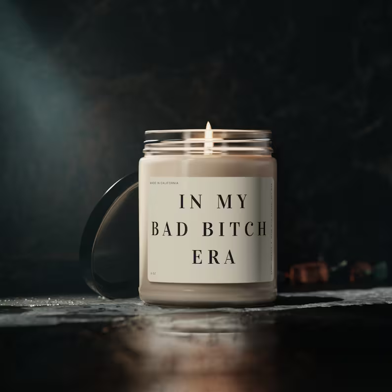 Bad Bitch Quote Candle