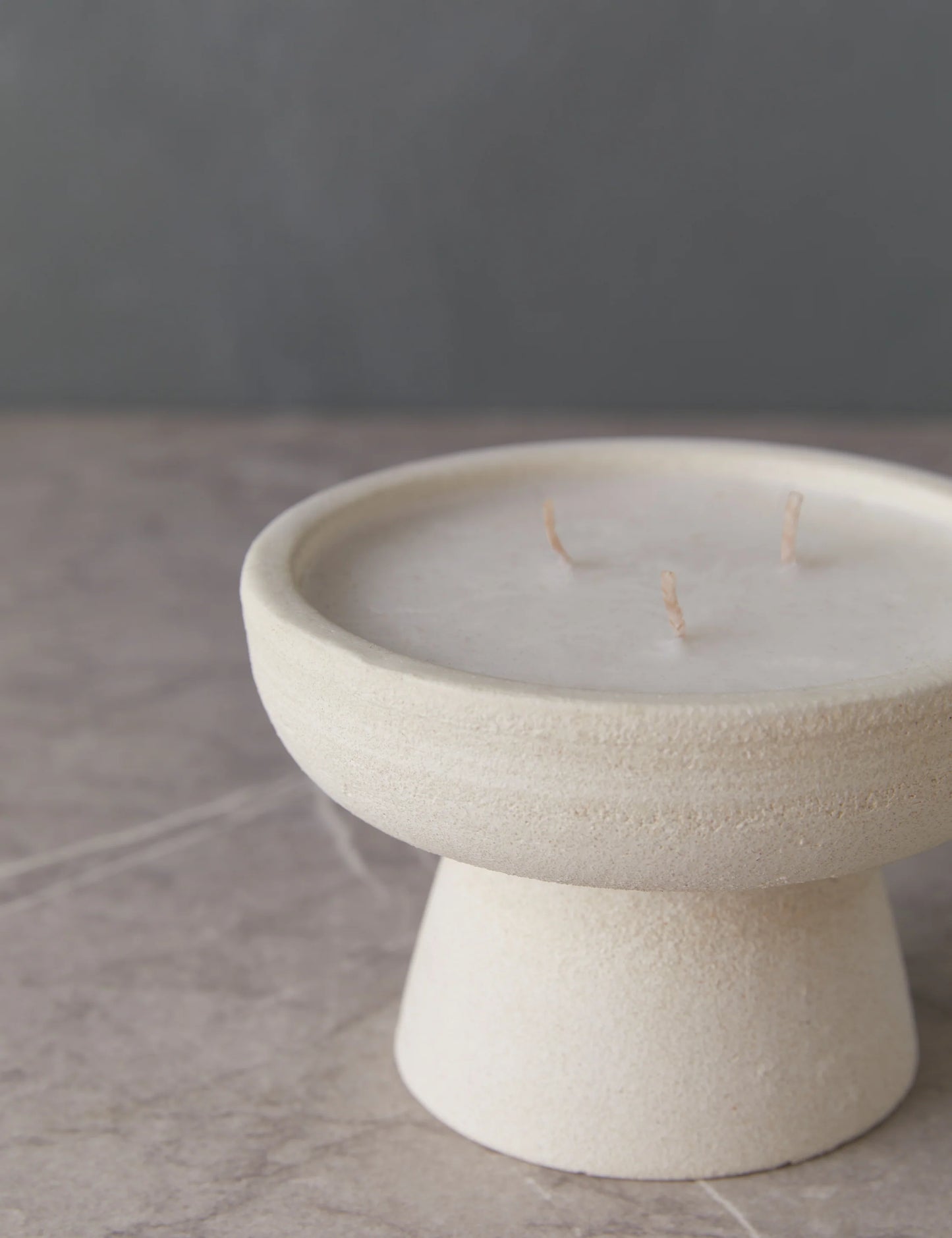 Raw Ceramic Candle