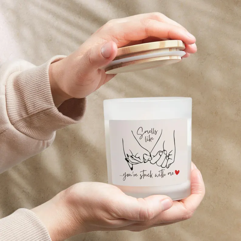 You're Stuck with Me Candle