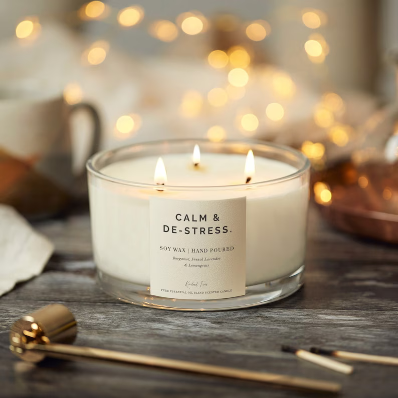 3 Wick Large Aromatherapy Candle
