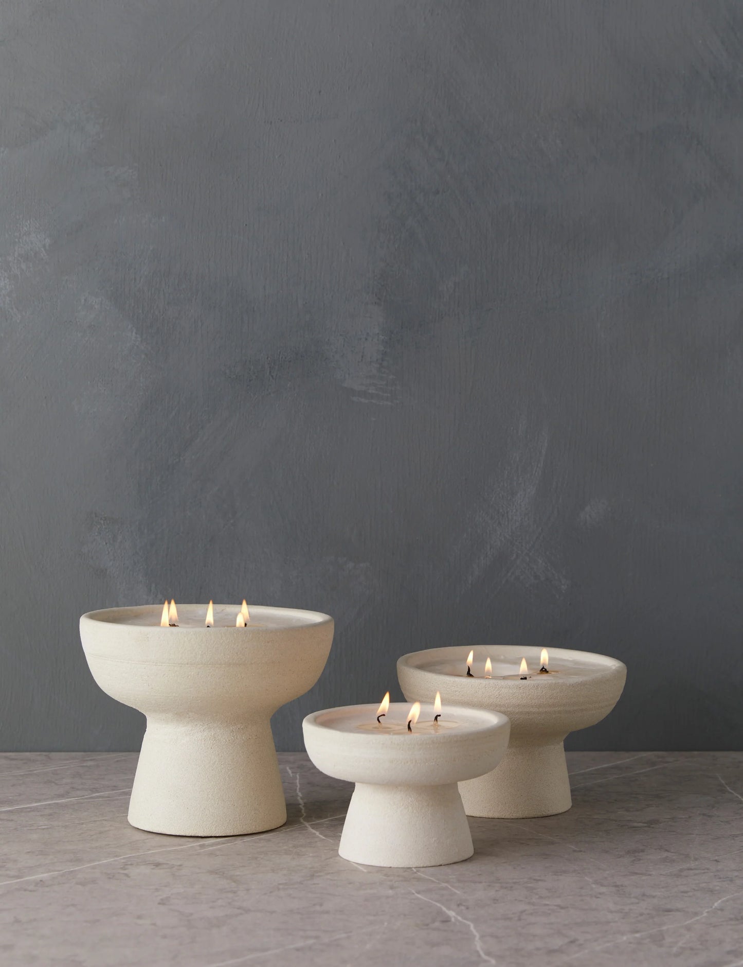 Raw Ceramic Candle